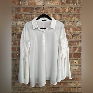 SM Woman Plus Short Sleeve Oversized Swing Blouse🖤